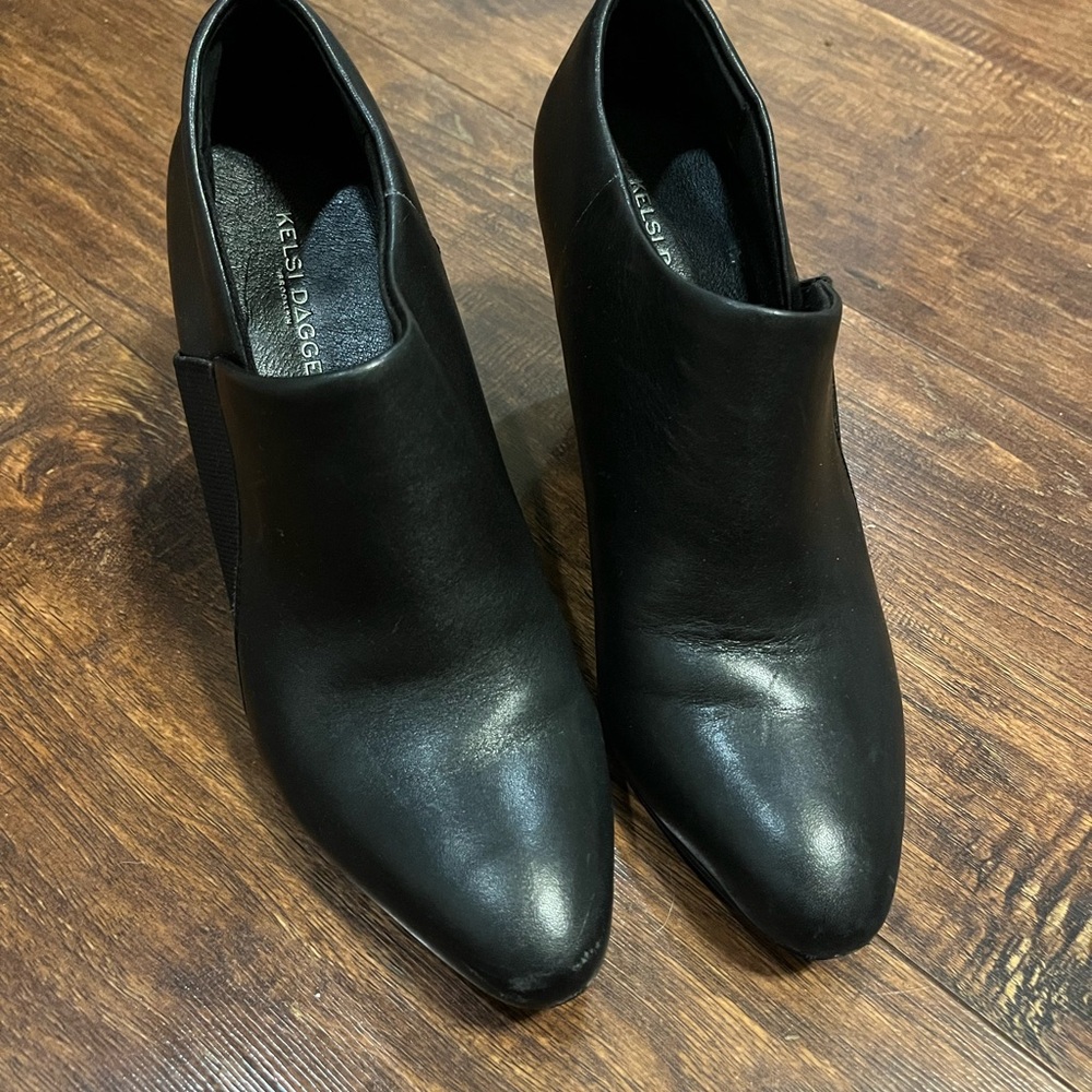 Kelsi Dagger Brooklyn Black Ankle Boots